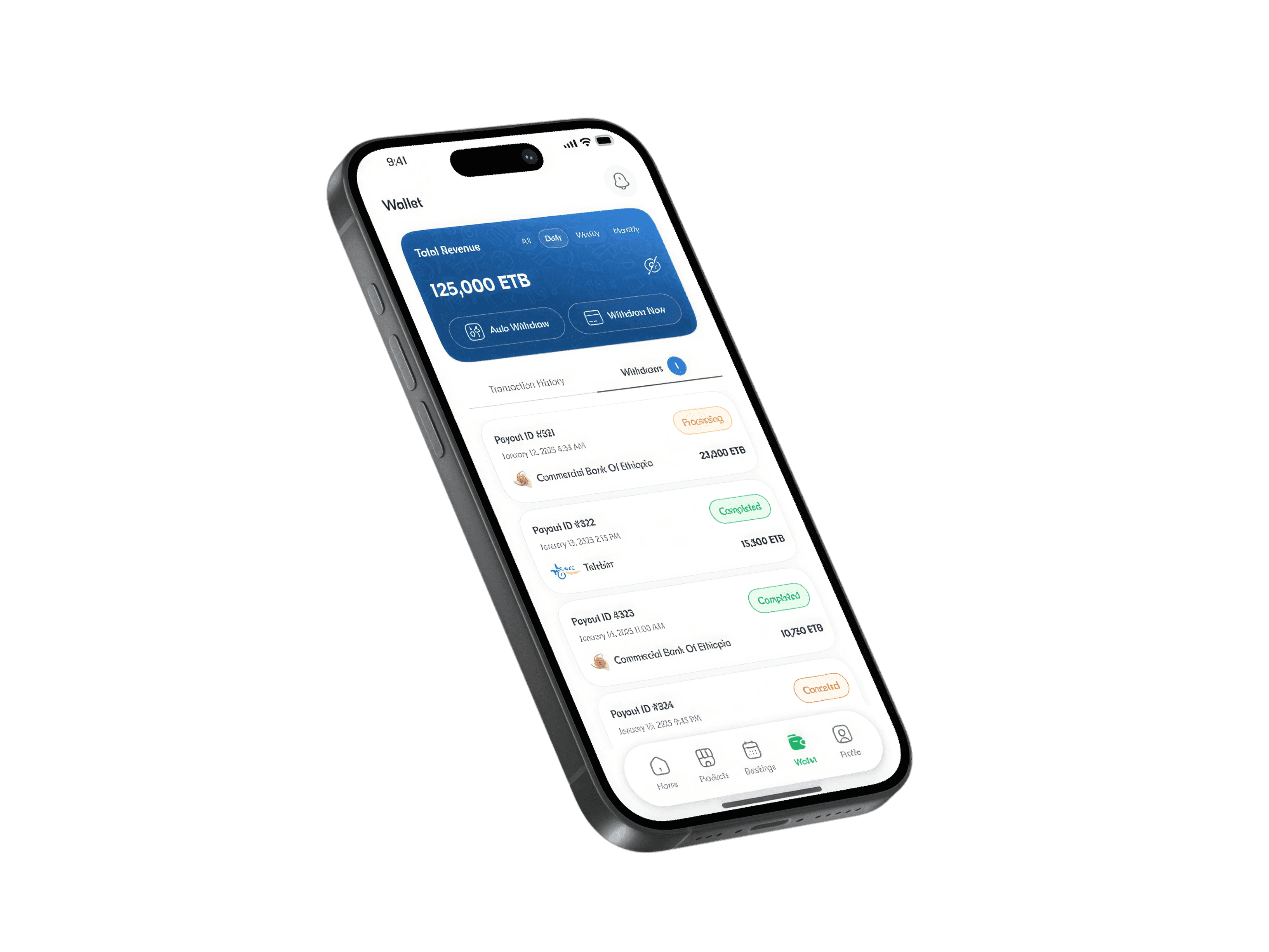 Turify payout wallet